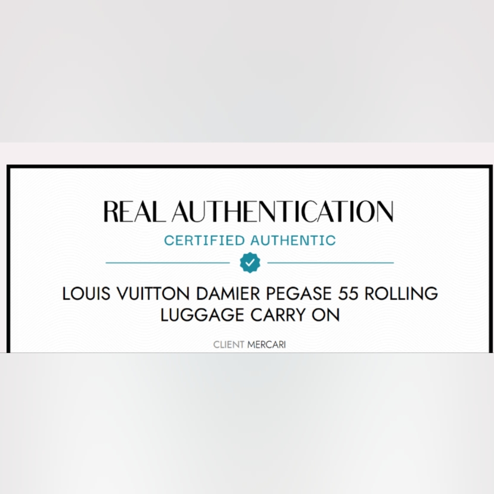 Louis Vuitton Damier Ebene Pegase 55 Rolling Luggage Carry On. - Picture 12 of 12